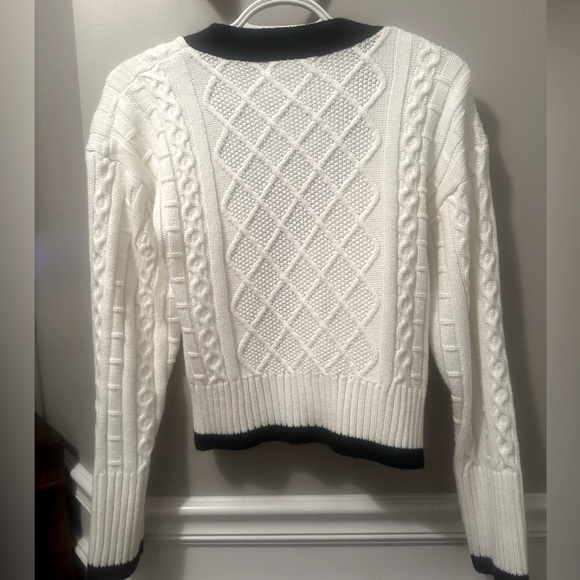 LAST CHANCE Sale!! Cream Knit Cardigan - Picture 3 of 4